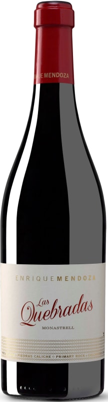Enrique Mendoza Las Quebradas Monastrell 2011 Front Bottle Shot