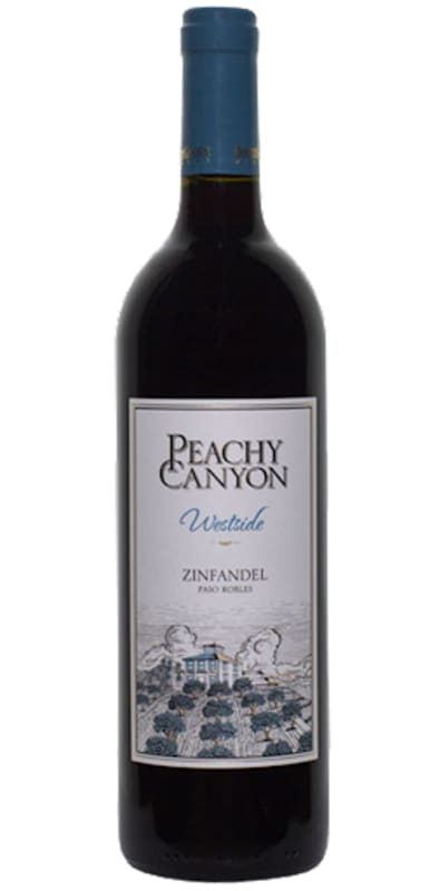 Peachy Canyon Westside Zinfandel 2019 Front Bottle Shot