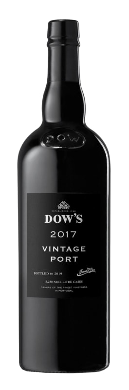 Dow's Vintage Port (375ML half-bottle) 2017 Front Bottle Shot