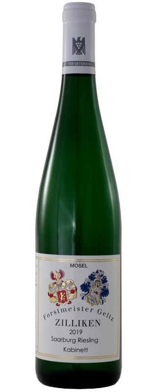 Zilliken Forstmeister Geltz Saarburg Riesling Kabinett 2019 Front Bottle Shot