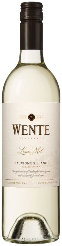 Wente Louis Mel Sauvignon Blanc 2014 Front Bottle Shot