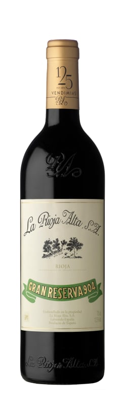 La Rioja Alta Gran Reserva 904 Seleccion Especial Tinto 2000 Front Bottle Shot