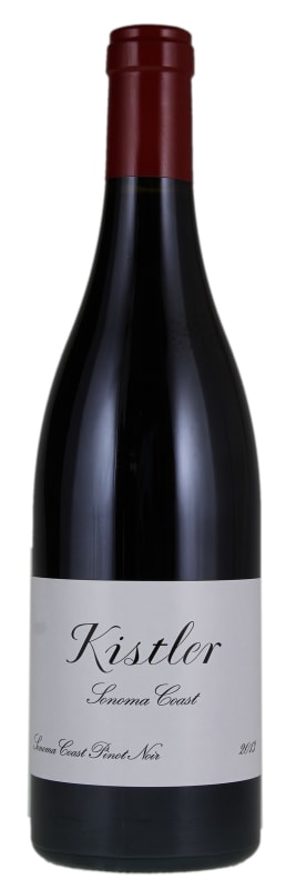 Kistler Vineyards Sonoma Coast Pinot Noir 2013 Front Bottle Shot