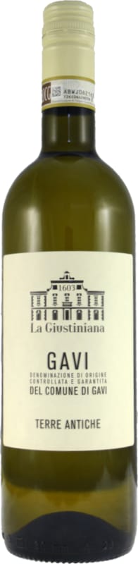 La Giustiniana Gavi Terre Antiche 2022 Front Bottle Shot