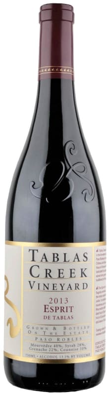 Tablas Creek Esprit de Tablas Rouge 2013 Front Bottle Shot