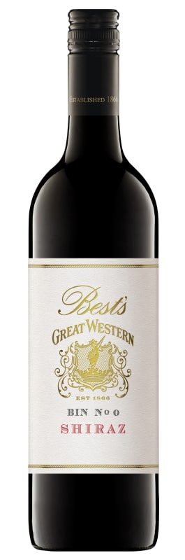 Best's Great Western Bin No 0 Shiraz 2021 Front Bottle Shot