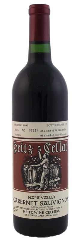 Heitz Cellar Bella Oaks Cabernet Sauvignon 1995 Front Bottle Shot
