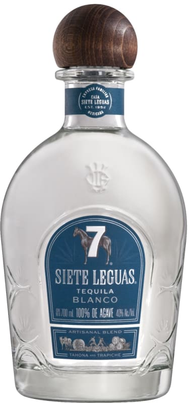 Siete Leguas Blanco Tequila (700ML) Front Bottle Shot
