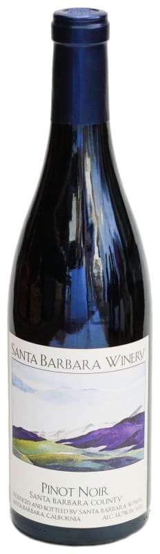 Santa Barbara Winery Santa Barbara Pinot Noir 2017 Front Bottle Shot