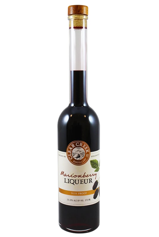 Clear Creek Marion Liqueur (375ML half-bottle) Front Bottle Shot
