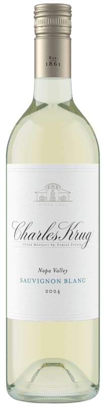 Charles Krug Sauvignon Blanc 2024 Front Bottle Shot