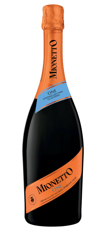 Mionetto ONE Premium Low Alcohol Sparkling Wine Front Bottle Shot