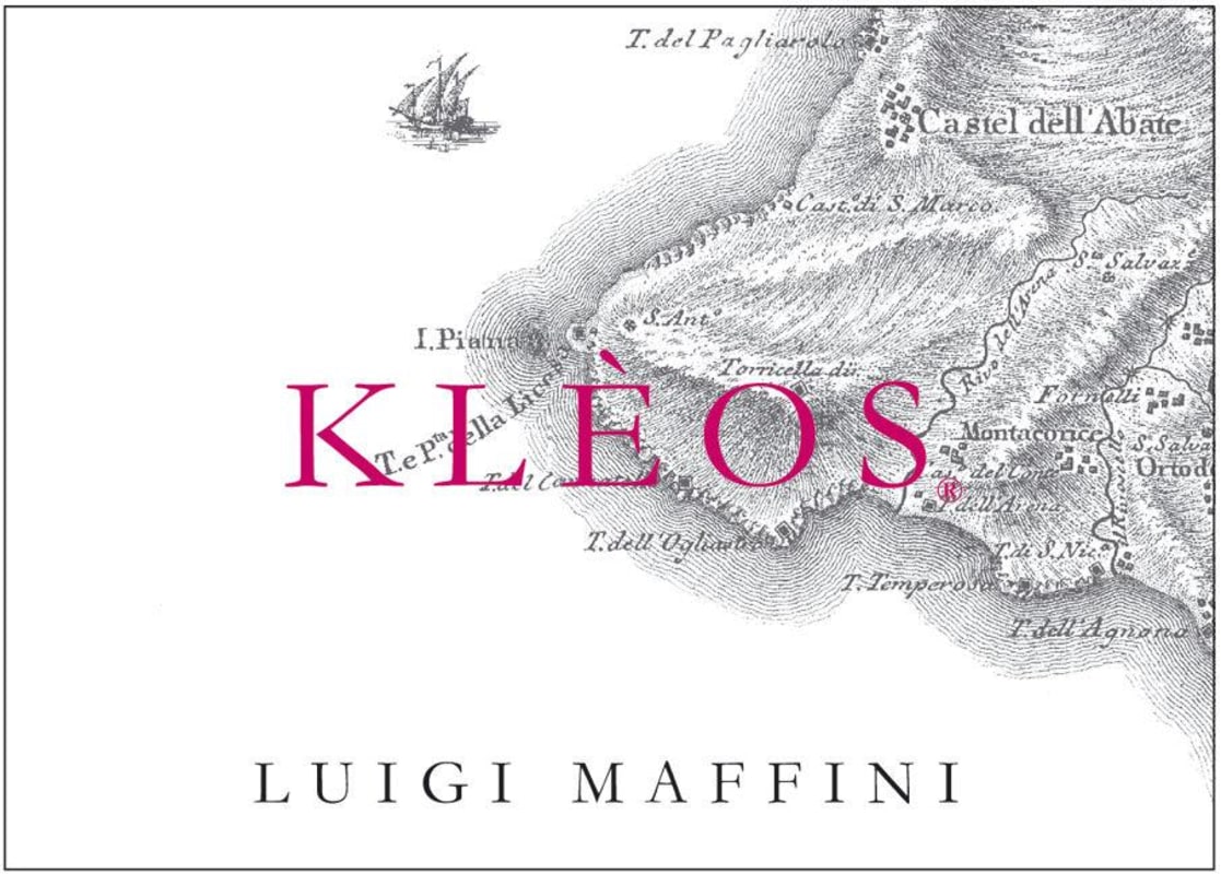 Luigi Maffini Paestum Kleos 2015 Front Label