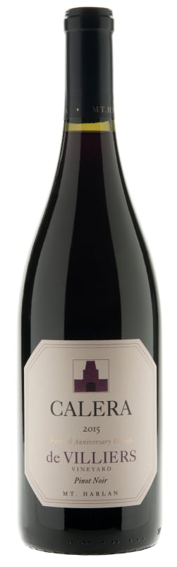 Calera de Villiers Vineyard Pinot Noir 2015 Front Bottle Shot