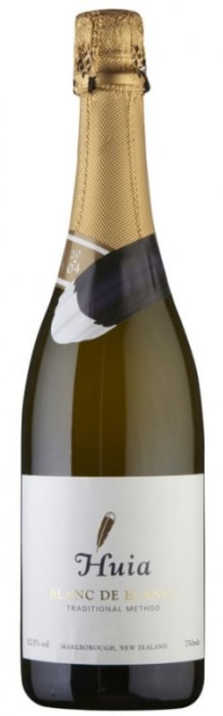 Huia Blanc de Blancs 2017 Front Bottle Shot
