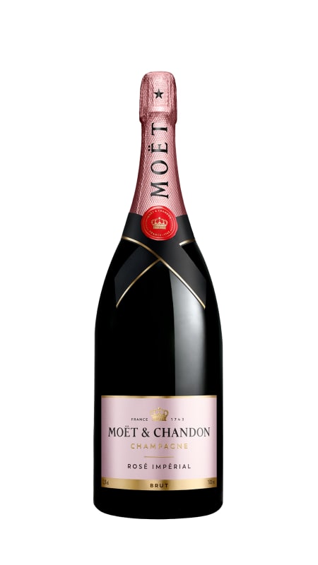 Moët&ChandonCuvéeDomPérignonRosé1990 Moët & Chandon Rosé Imperial Champagne NV 750 ml.
