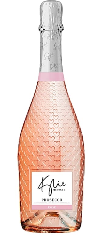 Kylie Minogue Prosecco Rose Front Bottle Shot