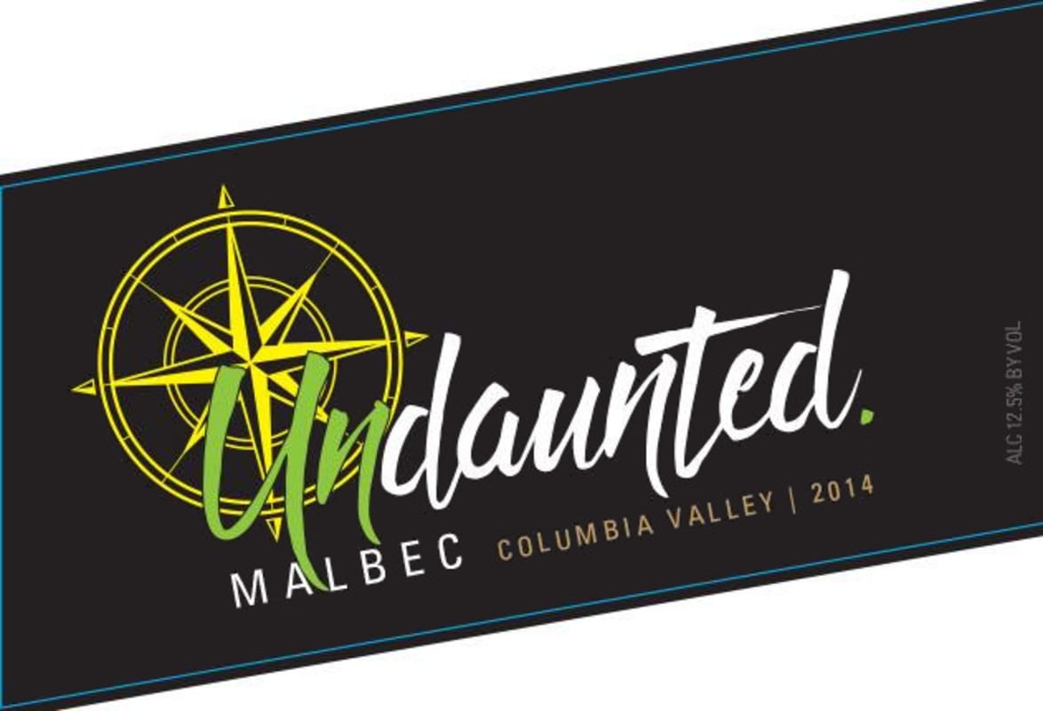 Undaunted Columbia Valley Malbec 2014 Front Label