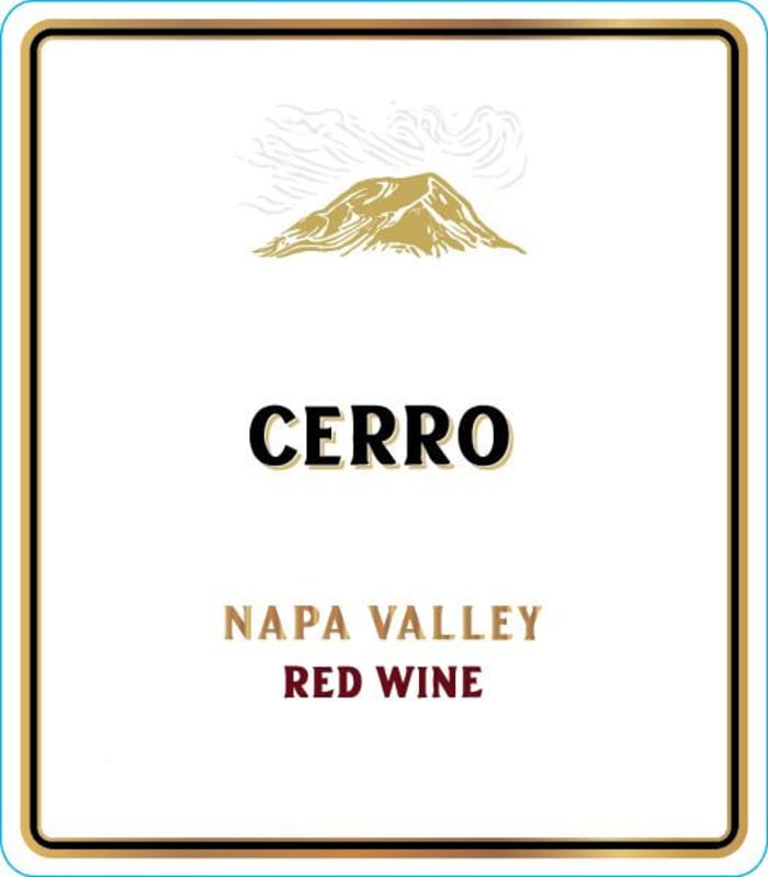 Cerro Red Wine 2017 Front Label