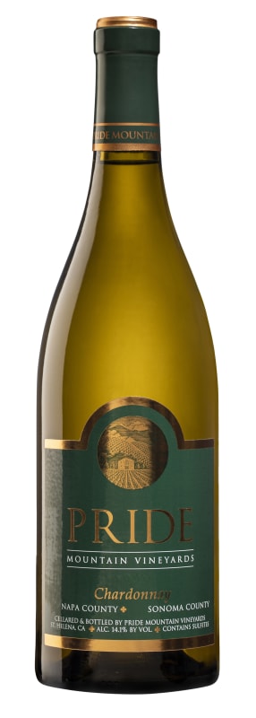 Pride Mountain Vineyards Chardonnay 2021 Front Bottle Shot