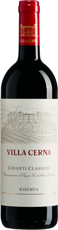 Villa Cerna Chianti Classico Riserva 2015 Front Bottle Shot