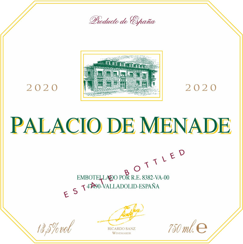 Palacio de Bornos Palacio de Menade Blanco 2020 Front Label