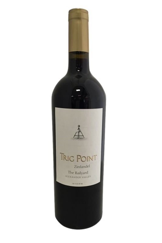 Trig Point Railyard Vineyard Zinfandel 2018 Front Bottle Shot