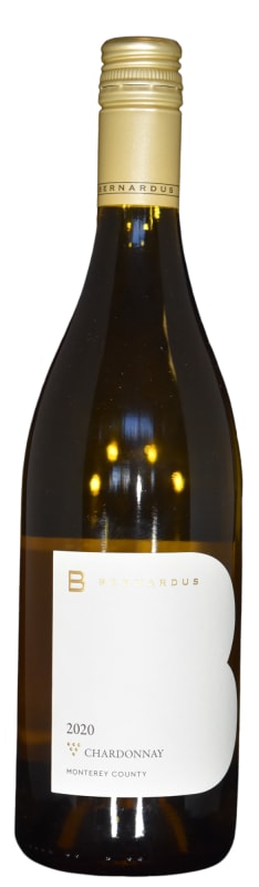 Bernardus Monterey County Chardonnay 2020 Front Bottle Shot