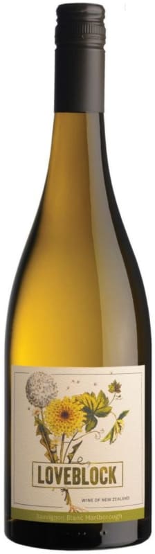 Loveblock Sauvignon Blanc 2017 Front Bottle Shot