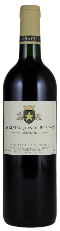 Chateau de Pibarnon Bandol Les Restanques de Pibarnon Rouge 2006 Front Bottle Shot