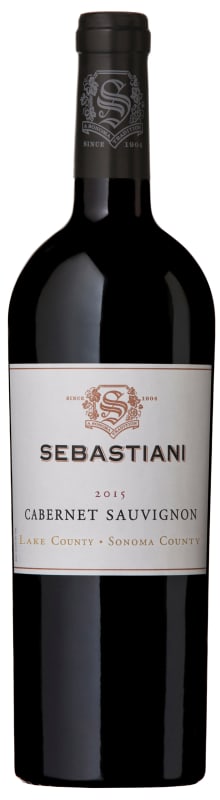 Sebastiani North Coast Cabernet Sauvignon 2015 Front Bottle Shot