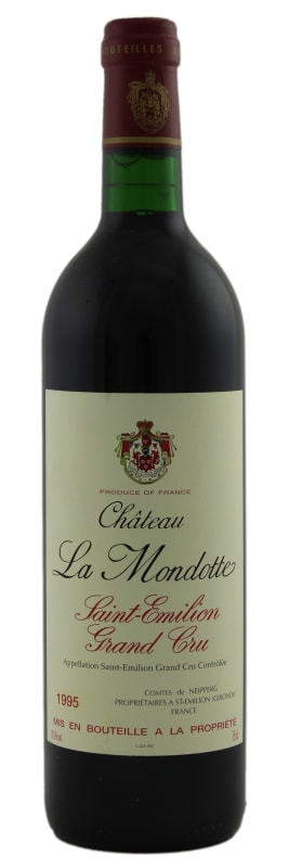 Chateau La Mondotte 1995 Front Bottle Shot