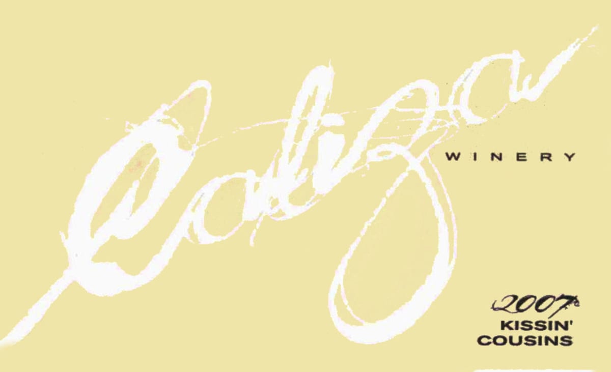 Caliza Winery Kissin Cousins 2007 Front Label