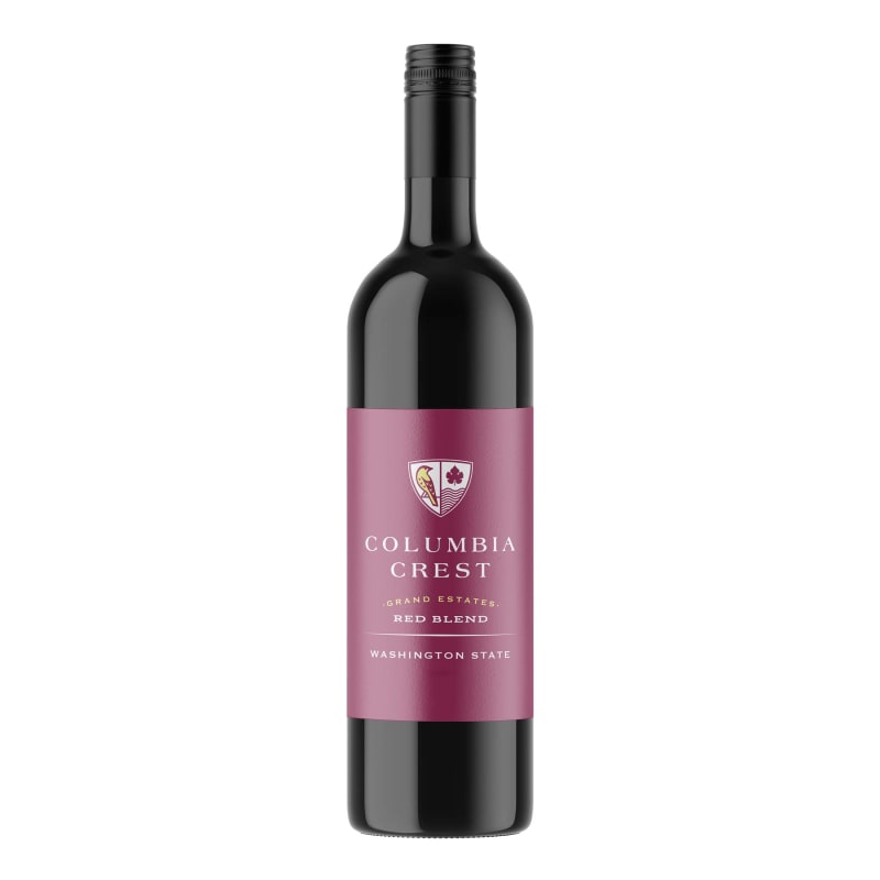 Columbia Crest Grand Estates Red Blend 2020 Front Bottle Shot
