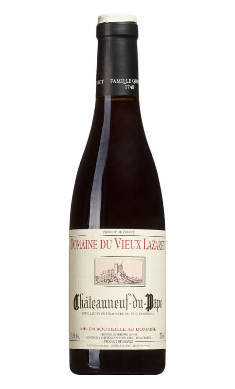 Domaine du Vieux Lazaret Chateauneuf-du-Pape (375ML half-bottle) 2021 Front Bottle Shot