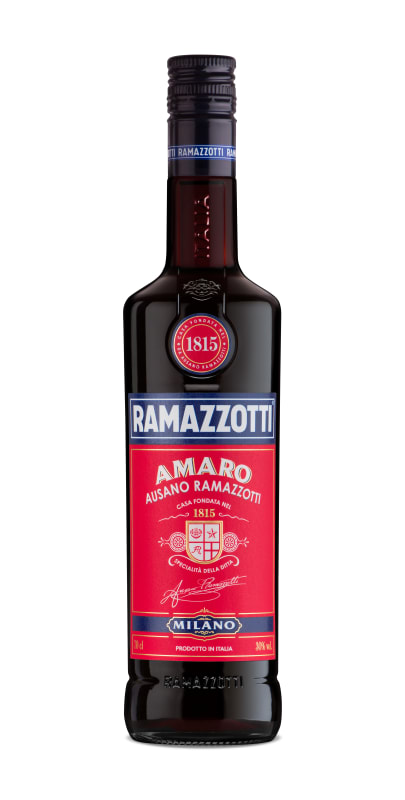 Ramazzotti Amaro Liqueur Front Bottle Shot