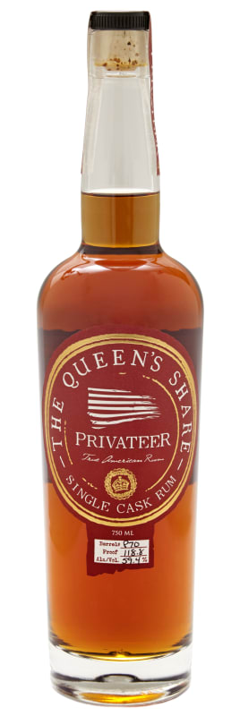 Privateer Queen's Share Rum Front Bottle Shot