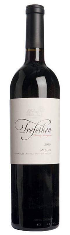 Trefethen Merlot 2014 Front Bottle Shot
