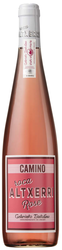 Camino Roca Altxerri Txakoli Rose 2021 Front Bottle Shot