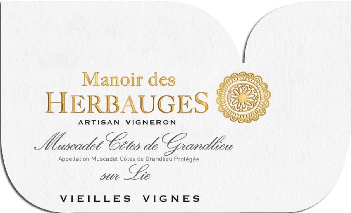 Herbauges Cotes de Grandlieu Muscadet 2016 Front Label