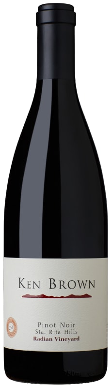 Ken Brown Radian Vineyard Pinot Noir 2013 Front Bottle Shot