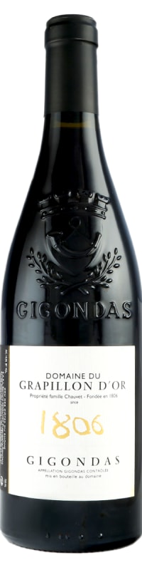 Domaine du Grapillon d'Or Gigondas 2019 Front Bottle Shot