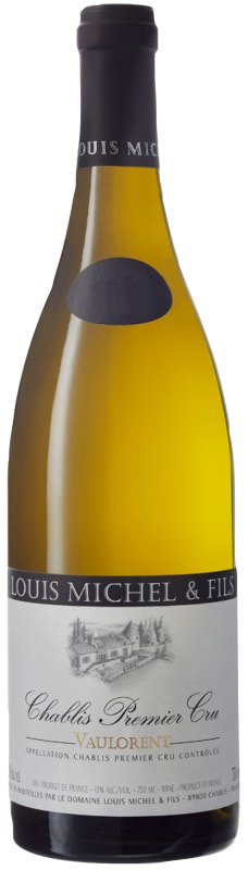 Louis Michel Chablis Vaulorent Premier Cru 2022 Front Bottle Shot