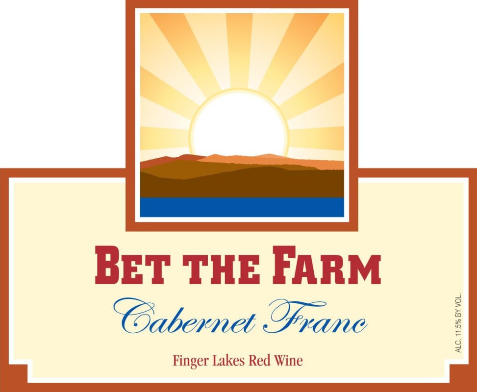 Bet the Farm Finger Lakes Cabernet Franc 2013 Front Label