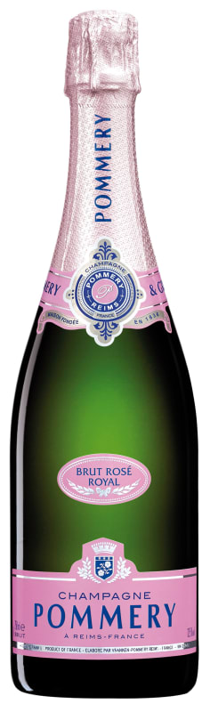 Pommery Brut Royal Rose Front Bottle Shot