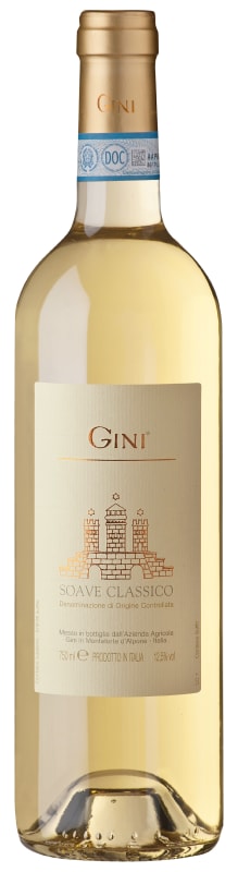Gini Soave Classico 2024 Front Bottle Shot