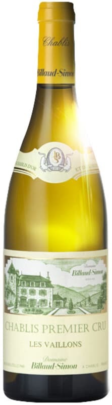 Billaud-Simon Chablis Les Vaillons Premier Cru 2017 Front Bottle Shot