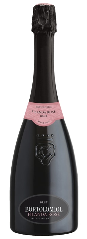 Bortolomiol Filanda Brut Rose 2024 Front Bottle Shot