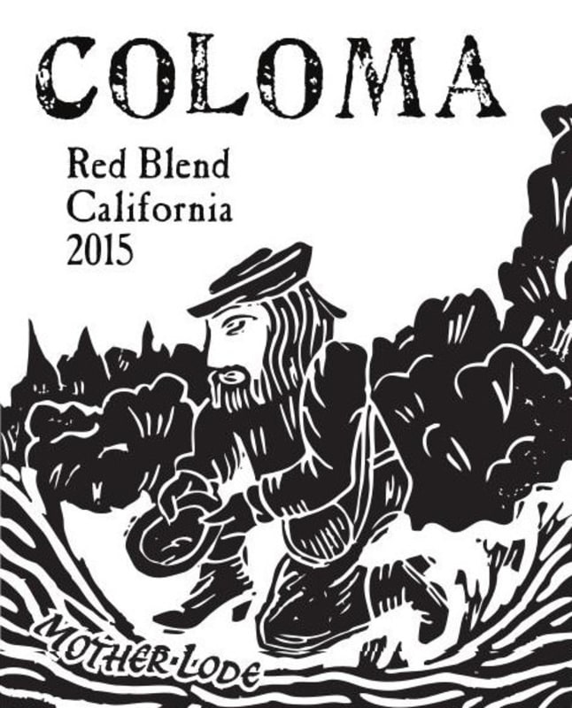 Jarvis Tomei Coloma Mother Lode 2015 Front Label