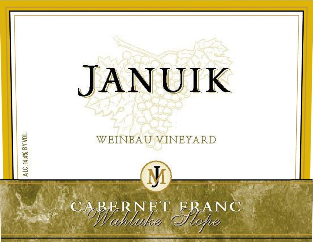 Januik Winery Weinbau Vineyard Cabernet Franc 2011 Front Label